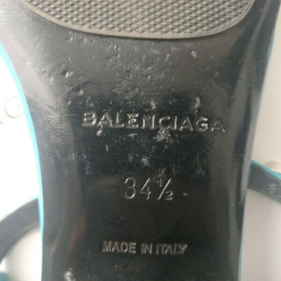 Used Balenciaga t strap sandals -size 34.5 - Picture 3 of 6